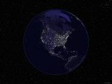 Earth Centered on Northamerica