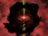 In This Artist's Concept  We Peer Through the Dark Dust of L1014 to Witness the Birth of a Star