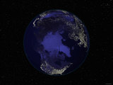 Earth Centered on the North Pole