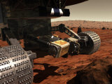 A Close-Up View of the Arm on Nasa's Mars 2003 Rover