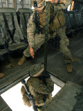 A Training Master Sends a Marine Down the Hell Hole of a CH-53E Super Stallion Helicopter