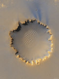 This Image Shows Victoria Crater  an Impact Crater at Meridiani Planum  Near the Equator of Mars