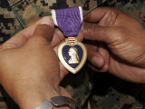 A Light Armored Vehicle Commander was Awarded the Purple Heart