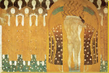 Here's a Kiss to the Whole World  Beethoven Frieze (detail)  1902