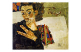 Autoportrait  les Doigts ecartes  c1911