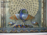 Glass Mosaic Peacock Dating from the Late 19th Century  in City Palace  Udaipur  India