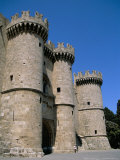 Palace of the Knights  Rhodes Town  Island of Rhodes  Greek Islands  Greece