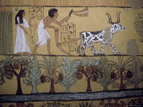 Wall Paintings in the Tomb of Sennejem (Sinjin)  Deir El Medina  Thebes  Egypt
