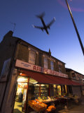 Aeroplane Above Shop  Hounslow  Greater London  England  United Kingdom