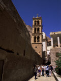 Tourists  St Catherine's Monastery  Unesco World Heritage Site  Sinai  Egypt  North Africa  Africa