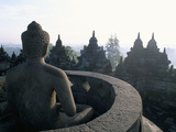 Arupadhatu Buddha  8th Century Buddhist Site of Borobudur  Unesco World Heritage Site  Indonesia