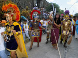Christ of Calvary in Easter Procession  Morionnes  Island of Marinduque  Philippines