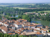 Old Town Seen from St Nazaire Cathedral  Town of Beziers  Herault  Languedoc Roussillon  France