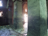 Interior of Christian Church of Bieta Medani Alem  Lalibela  Unesco World Heritage Site  Ethiopia