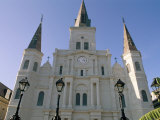St Louis Cathedral  Jackson Square  New Orleans  Louisiana  USA