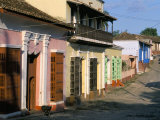 Houses on a Street in the Colonial City  Town of Trinidad  Unesco World Heritage Site  Cuba