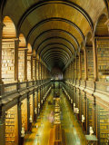 Gallery of the Old Library  Trinity College  Dublin  County Dublin  Eire (Ireland)