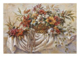 Still Life of Flowers in a Basket