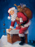 Santa in Chimney