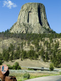 Devil's Tower National Monument  Wyoming  USA