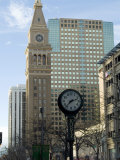 16th Street Mall  with D & F Tower  Denver  Colorado  USA