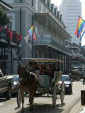 Bourbon Street  French Quarter  New Orleans  Louisiana  USA