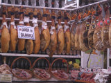 Jamon Shop  Barcelona  Catalonia  Spain