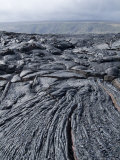 Cooled Lava from Recent Eruption  Kilauea Volcano  Hawaii Volcanoes National Park  Island of Hawaii