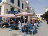 Cafe in Square  Essaouira  Morocco  North Africa  Africa