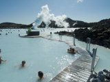 Blue Lagoon (Mineral Baths)  Near Keflavik  Iceland  Polar Regions