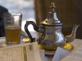 Typical Mint Tea  Cafe Des Negociants  Gueliz (New Town)  Marrakech  Morocco  North Africa  Africa