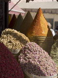 Spice Stall Near Qzadria Square  Marrakech  Morocco  North Africa  Africa