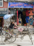 Rickshaw  Thamel Area  Kathmandu  Nepal