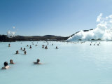 Blue Lagoon (Mineral Baths)  Near Keflavik  Iceland  Polar Regions
