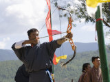 Archery  Bhutan's National Sport  Paro  Bhutan Asia