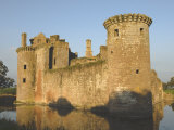 Medieval Stronghold  Caerlaverock Castle Ruin  Dumfries and Galloway  Scotland