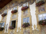 Decorated Buildings  Mittenwald  Bavaria (Bayern)  Germany