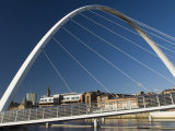 Gateshead Centenary Footbridge  Newcastle Upon Tyne  Tyneside  England  United Kingdom