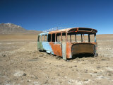 Bus Wreck  Near Chilean Border  Salar De Uyuni  Bolivia  South America