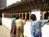 Bhutanese Girls  Paro Dzong  Paro  Bhutan