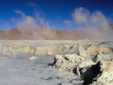 Hot Springs and Mud Pools  Salar De Uyuni  Bolivia  South America