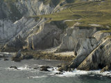 Cliffs Near Ashleam  Achill Island  County Mayo  Connacht  Republic of Ireland