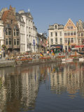 Merchants' Premises by the River  Ghent  Belgium