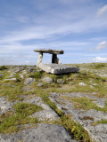 Poulnabrone Dolmen Portal Megalithic Tomb  the Burren  County Clare  Munster  Republic of Ireland