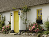 Thatched Cottages  Ballyvaughan  County Clare  Munster  Republic of Ireland