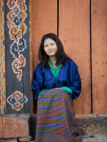 Bhutanese Woman  Jankar  Bumthang  Bhutan