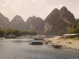Li River Near Yangshuo  Guilin  Guangxi Province  China