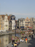 View of the Riverside with Merchants Premises  Ghent  Belgium