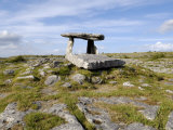 Poulnabrone Dolmen Portal Megalithic Tomb  the Burren  County Clare  Munster  Republic of Ireland