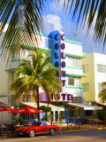 Ocean Drive  South Beach  Miami Beach  Florida  USA